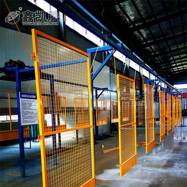 護欄格（gé）柵靜電噴（pēn）塗設備