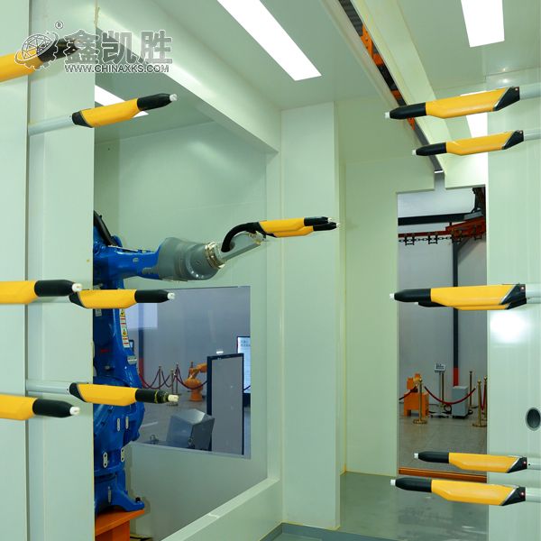 機械手噴粉生產線