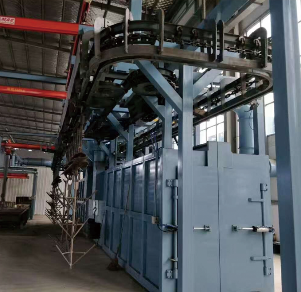 噴（pēn）砂前處理生產線