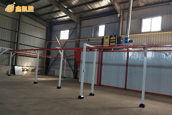 中山噴粉設備調試完工