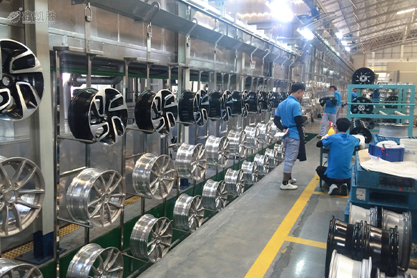 輪（lún）轂粉末噴（pēn）塑流水線設備