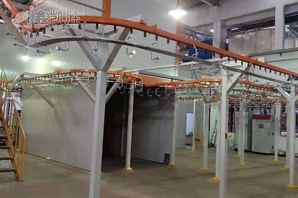 全自動噴塑生產線設備典型的噴塗技巧