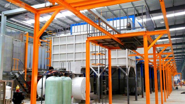 小型噴塑設備流水線（xiàn）