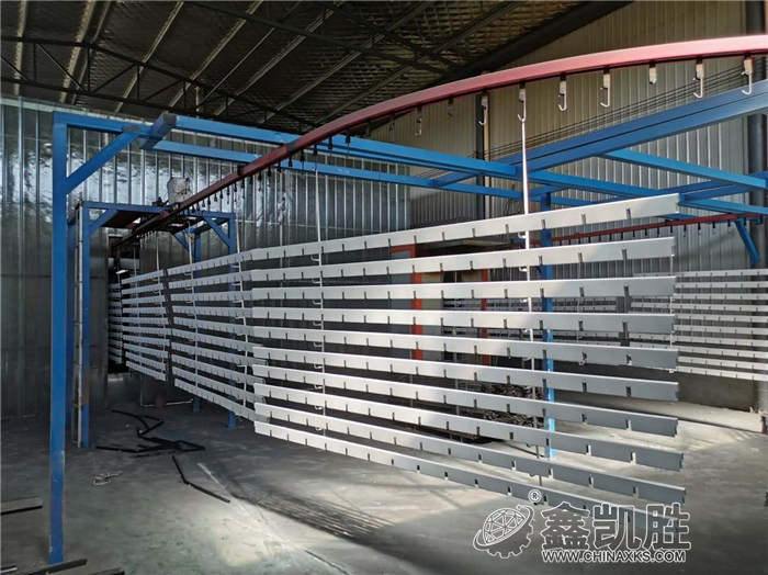 鋁合金型材噴塑流水（shuǐ）線設備