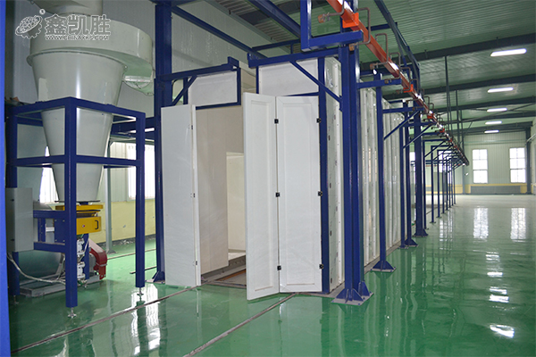 靜電噴塗流水線