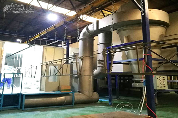 靜電粉末塗裝流水線
