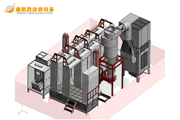 粉末噴塗設備-大旋風噴粉房